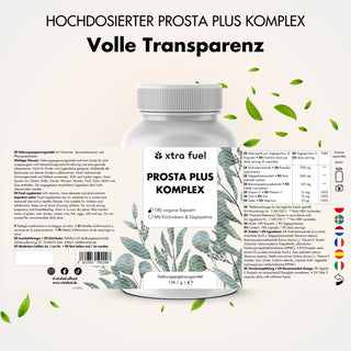 Gélules pour la prostate - Complexe Prosta Plus - Formule efficace à base de graines de citrouille et de palmier nain