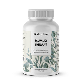 Gélules de Shilajit - 200x gélules Mumijo - gagnant rapport qualité-prix
