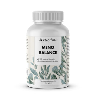 Gélules pour la ménopause - Meno Balance - Formule naturelle avec igname, trèfle rouge, valériane & fer