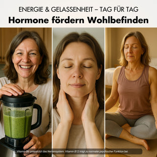 Gélules pour la ménopause - Meno Balance - Formule naturelle avec igname, trèfle rouge, valériane & fer