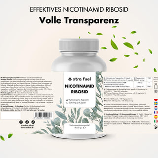 Nicotinamide Ribosid 300 - Précurseur du NAD+ - Niacine pour l'énergie et la vitalité cellulaires*.