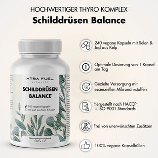 Thyroïde Balance - Thyro Complex - Formule efficace avec Kelp, Thym & Sélénium
