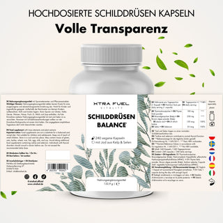 Thyroïde Balance - Thyro Complex - Formule efficace avec Kelp, Thym & Sélénium