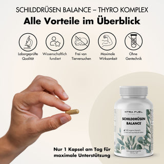 Thyroïde Balance - Thyro Complex - Formule efficace avec Kelp, Thym & Sélénium