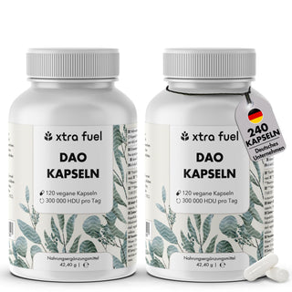 Capsules DAO - Diamine Oxidase végétalienne de germes de pois - 300 000 HDU
