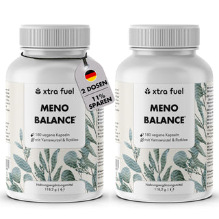 Gélules pour la ménopause - Meno Balance - Formule naturelle avec igname, trèfle rouge, valériane & fer