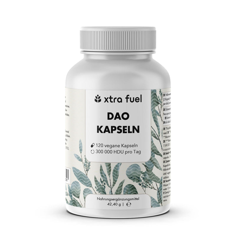 Capsules DAO - Diamine Oxidase végétalienne de germes de pois - 300 000 HDU