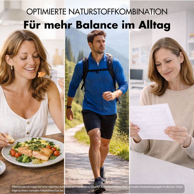 Complexe cholestérol* - complexe de nutriments avec stérols végétaux, bergamote, artichaut & monacoline K