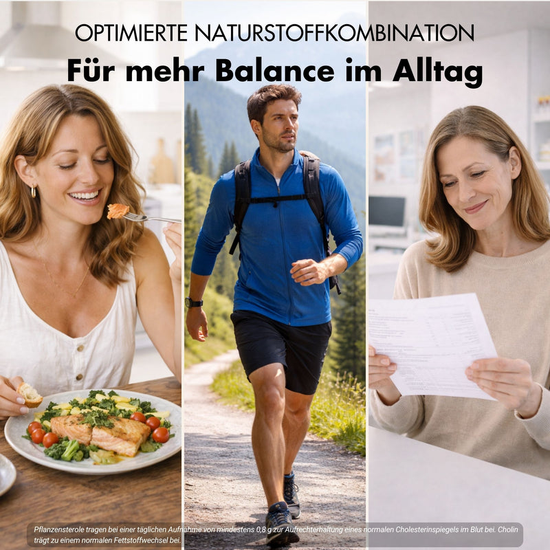 Complexe cholestérol* - complexe de nutriments avec stérols végétaux, bergamote, artichaut & monacoline K
