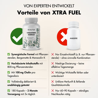Complexe cholestérol* - complexe de nutriments avec stérols végétaux, bergamote, artichaut & monacoline K