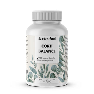 Cortisol Capsules* - Corti Balance* - mélange de nutriments avec Ashwagandha, Rhodiola & Vitamine B6