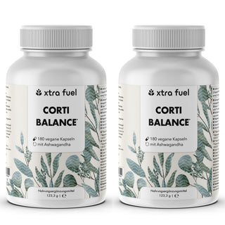 Cortisol Capsules* - Corti Balance* - mélange de nutriments avec Ashwagandha, Rhodiola & Vitamine B6