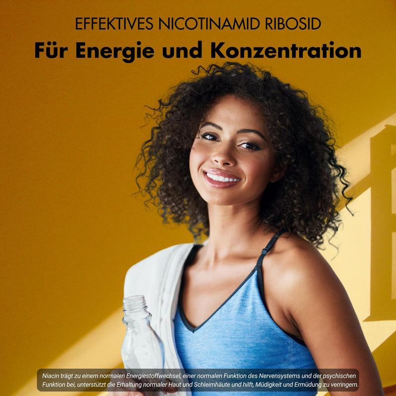 Nicotinamide Ribosid 300 - Précurseur du NAD+ - Niacine pour l'énergie et la vitalité cellulaires*.