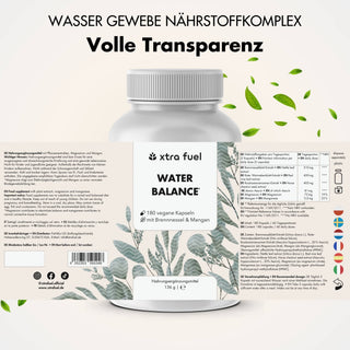 Water Balance - Complexe de nutriments 5 en 1 pour un équilibre électrolytique & des jambes légères*.