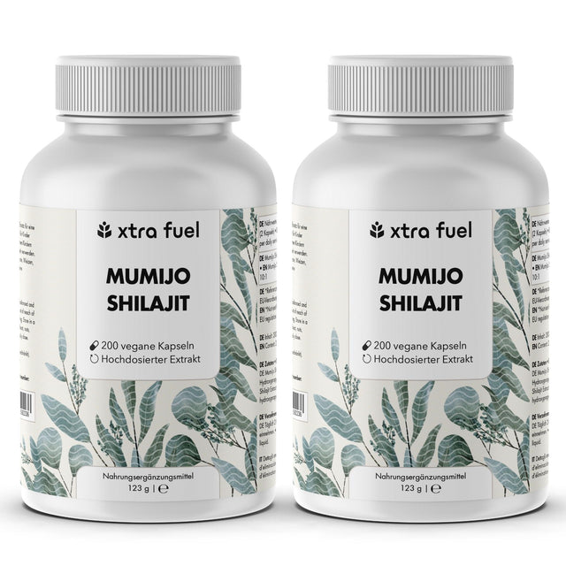Gélules de Shilajit - 200x gélules Mumijo - gagnant rapport qualité-prix