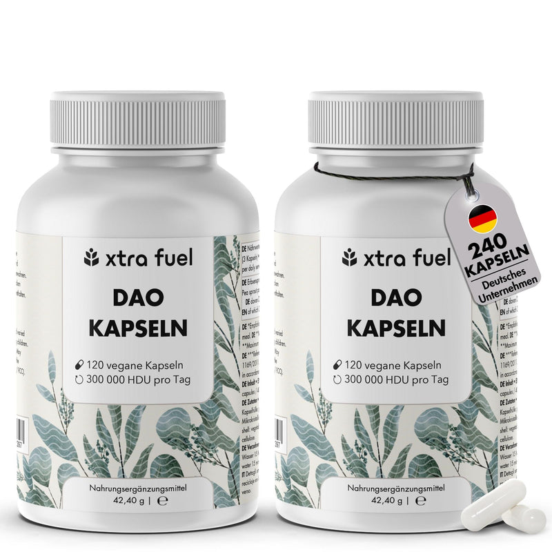Capsules DAO - Diamine Oxidase végétalienne de germes de pois - 300 000 HDU