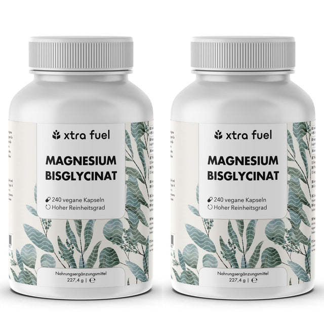 Bisglycinate de magnésium - formule chélatée avec 210 mg de magnésium élémentaire