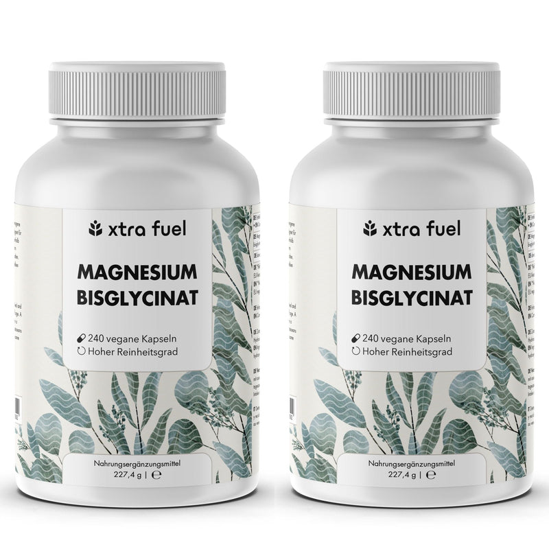 Bisglycinate de magnésium - formule chélatée avec 210 mg de magnésium élémentaire