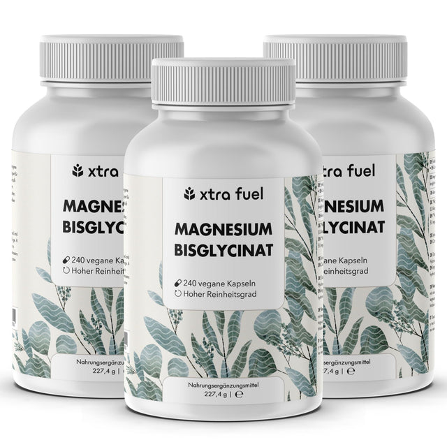 Bisglycinate de magnésium - formule chélatée avec 210 mg de magnésium élémentaire