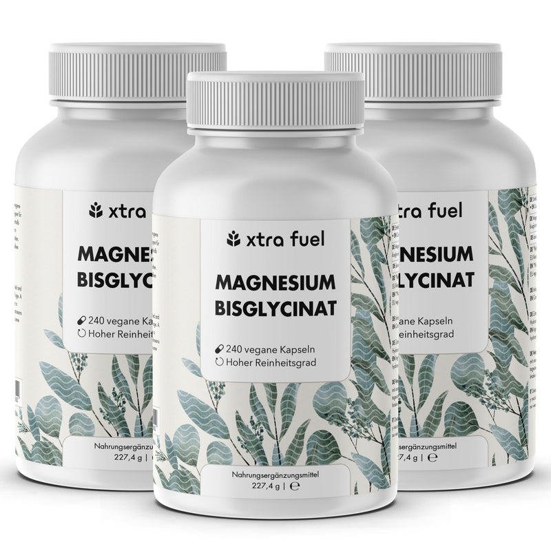 Bisglycinate de magnésium - formule chélatée avec 210 mg de magnésium élémentaire