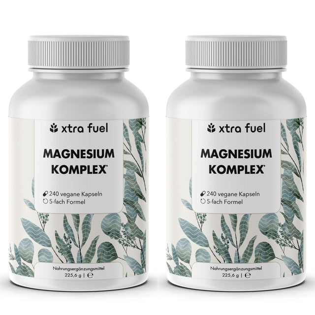 Complexe de magnésium* - formule quintuple avec 400 mg de magnésium élémentaire