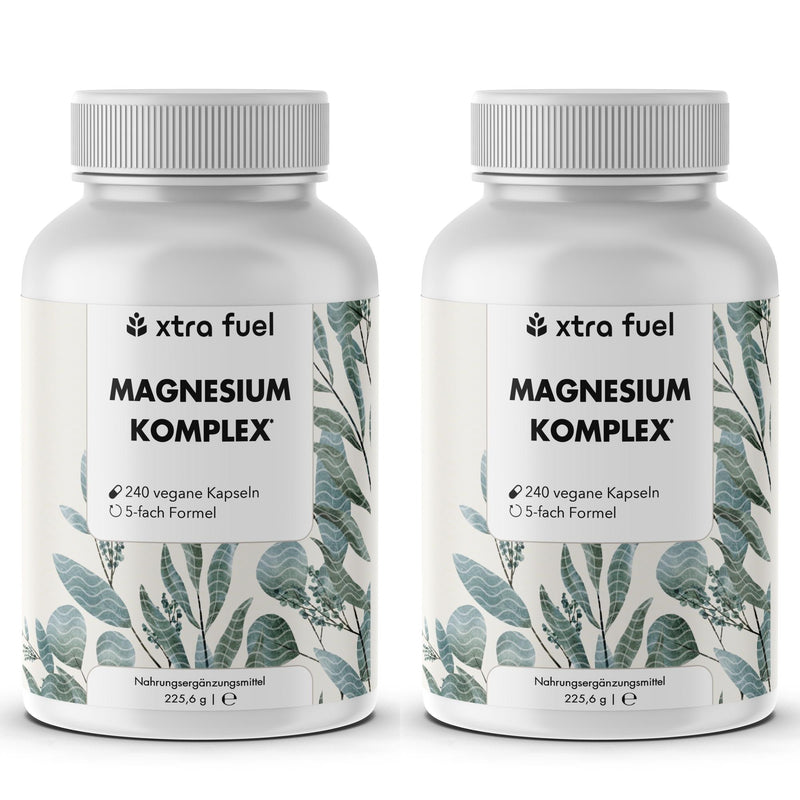 Complexe de magnésium* - formule quintuple avec 400 mg de magnésium élémentaire