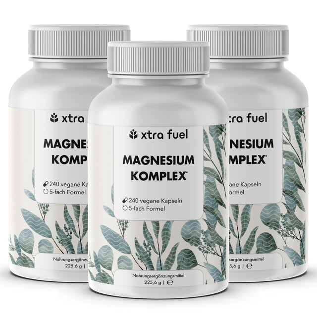 Complexe de magnésium* - formule quintuple avec 400 mg de magnésium élémentaire
