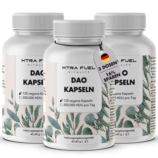 Capsules DAO - Diamine Oxidase végétalienne de germes de pois - 300 000 HDU